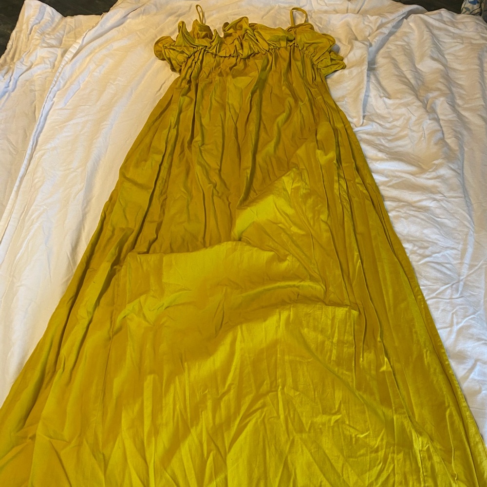Mustard yellow dress
